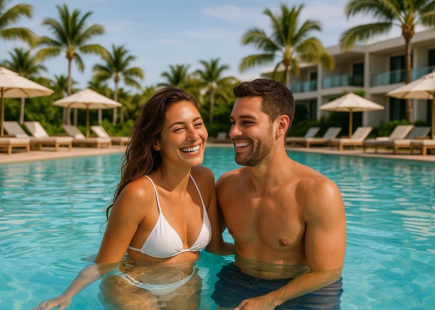 poolside getaway