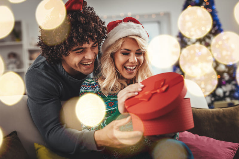 Christmas couple