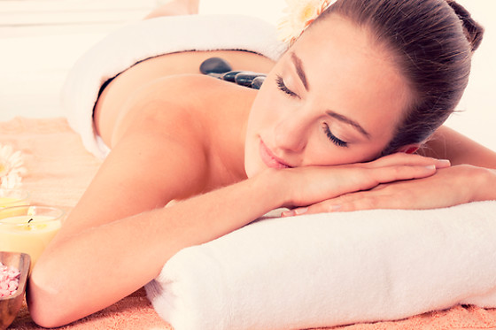 60 minute hot stone massage at Vada Spa