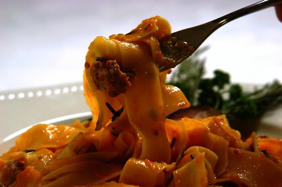 Authentic Handmade Pasta with Pomodoro Sauce