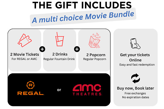 Birthday Movie Package: AMC or Regal