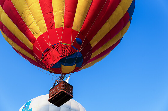 Balloon Flight Sunrise Over the Mojave Desert