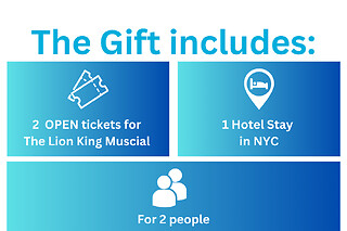The Lion King Disney Musical - 2 Tickets + One Night Stay
