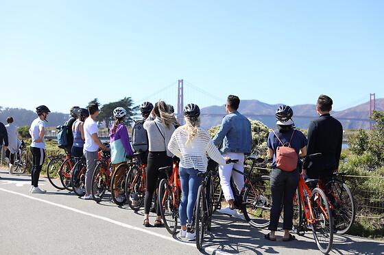 Scenic Golden Gate Bridge eBike Tour 3h at Unlimited Biking Golden Gate Park