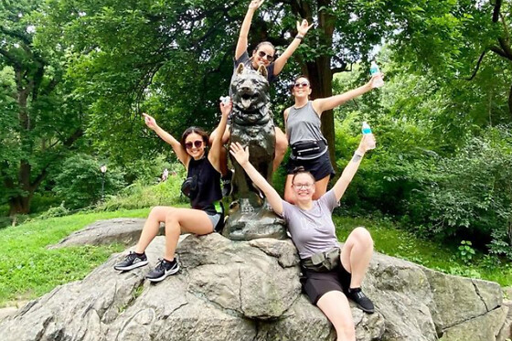 Central Park Bike Ride and Yoga for 4 people