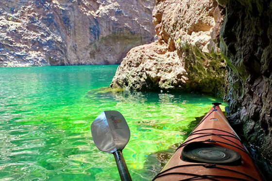 Guided Kayaking tour within the Emerald Cave