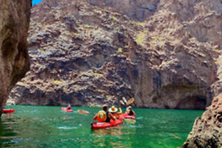 Guided Kayaking tour within the Emerald Cave