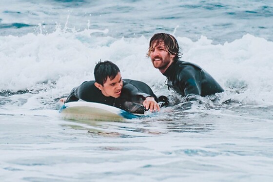 Semi-Private surf lesson for 2 at California Adventures