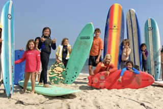 1-hour beginner private surf lesson at Surfs Up NY
