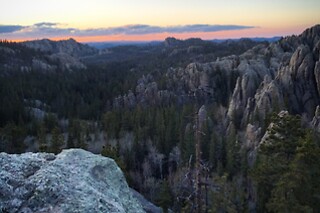 Scenic drive through the Badlands