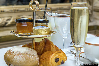 The famous Angelina Breakfast at Bryant Park NYC