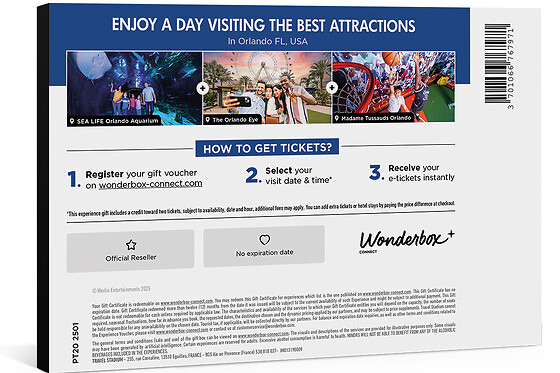 Combo Orlando: SEA LIFE  Aquarium + The Orlando Eye + Madame Tussauds