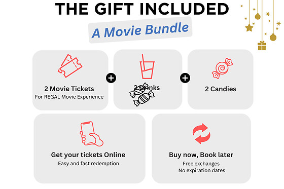 REGAL Christmas Movie Package for 2