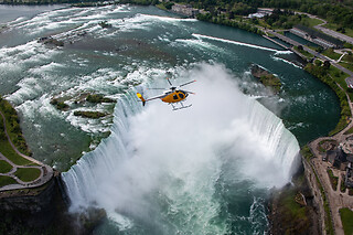Aerial Majesty: Experience Niagara Falls from Above