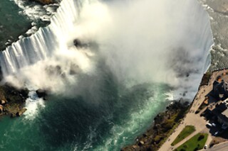 Aerial Majesty: Experience Niagara Falls from Above