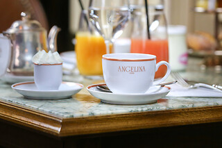 The famous Angelina Breakfast for 2 at Bryant Park NYC