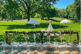 Alice in wonderland tea party for 8 people