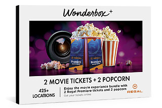 REGAL Movie Bundle - 2 tickets + 2 popcorn