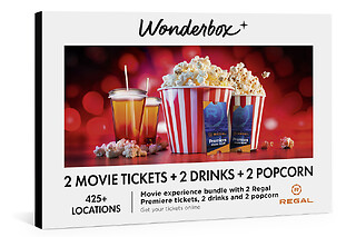 REGAL Movie Bundle - 2 tickets + 2 drinks + 2 popcorn