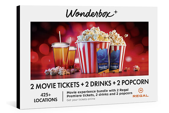 REGAL Movie Bundle - 2 tickets + 2 drinks + 2 popcorn