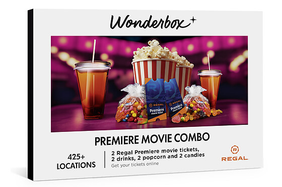 REGAL Movie Bundle - 2 tickets + 2 drinks + 2 popcorn + 2 candies
