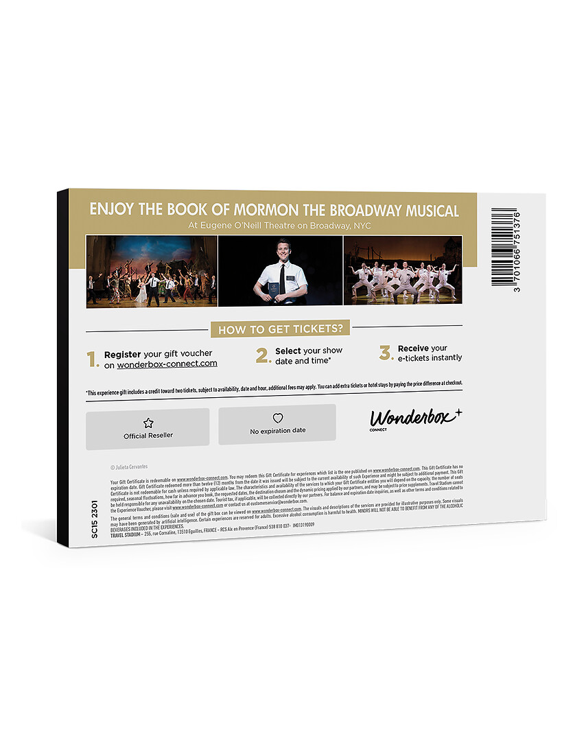 The book of Mormon - 2 Tickets