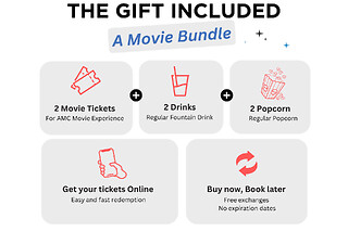 AMC Movie Theatres Package for 2