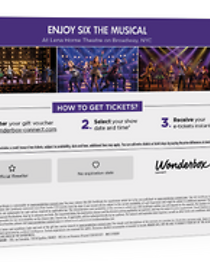 Six The Musical - 2 Tickets
