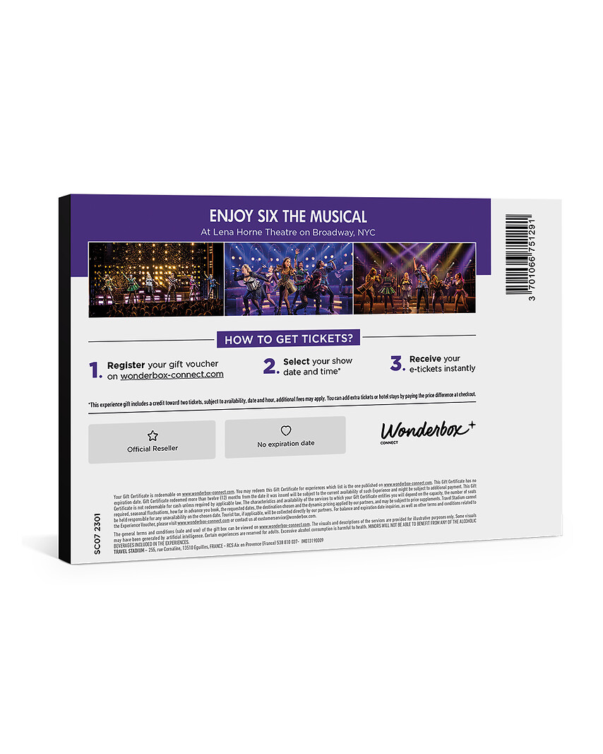 Six The Musical - 2 Tickets