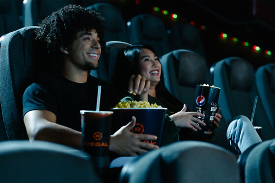 Movie Night: AMC or Regal - 2 tickets + 2 popcorn