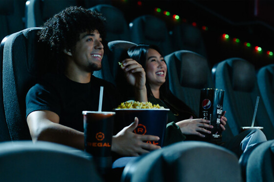 REGAL Movie Bundle - 2 tickets + 2 drinks + 2 candies