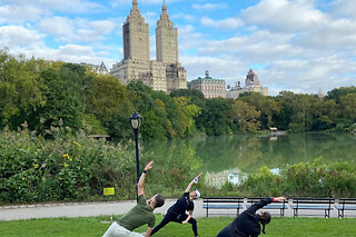 Central Park Bike Ride and Yoga for 4 people