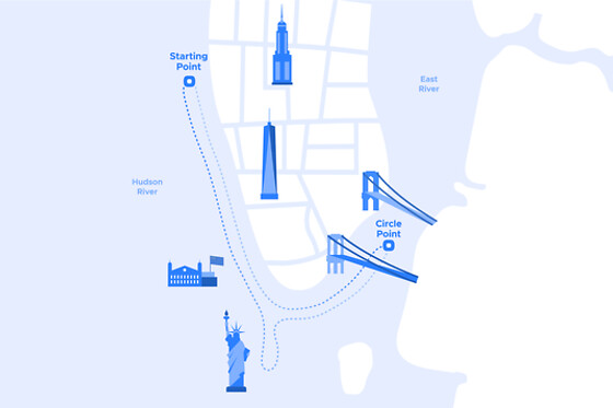 CITYSCAPE - LIBERTY AND LANDMARK TOUR for 2 People