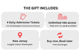 Nickelodeon Universe for 4