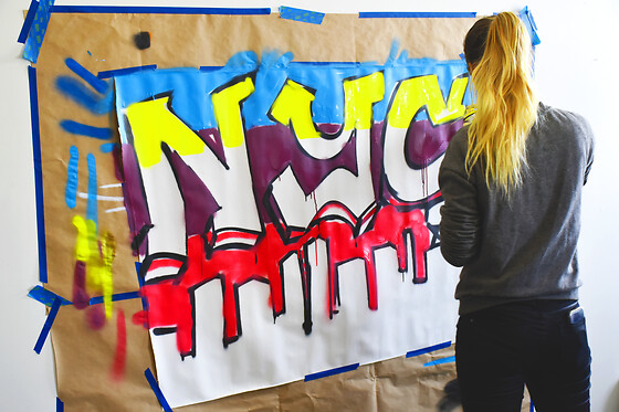 Graffiti workshop in Brooklyn for 4 people at "Your New York Story"