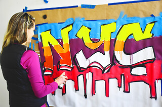 Graffiti workshop in Brooklyn for 4 people at "Your New York Story"