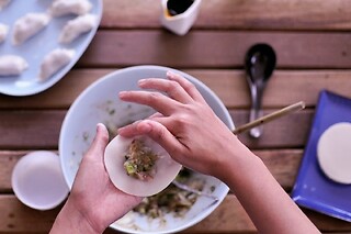 Chinese Dumplings Making Class for 1 in San Diego