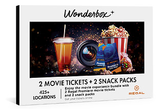 REGAL Movie Bundle - 2 tickets + 2 snack packs