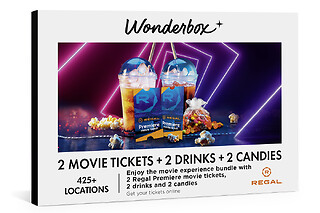REGAL Movie Bundle - 2 tickets + 2 drinks + 2 candies